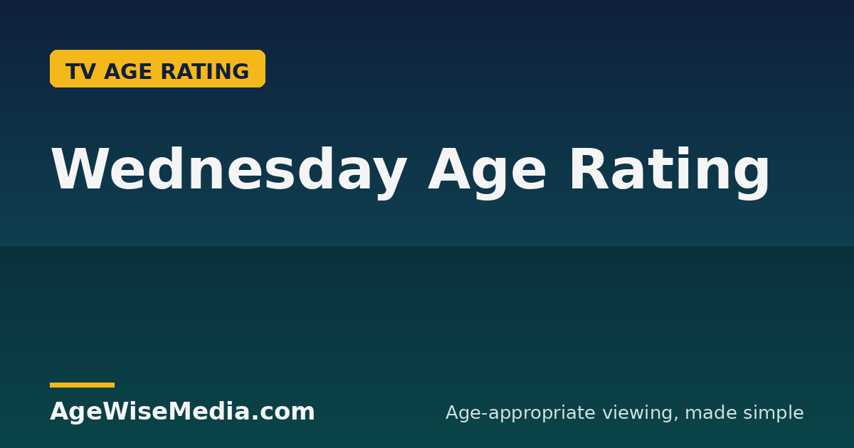 Wednesday Age Rating: Is the Netflix Series Safe for Kids?